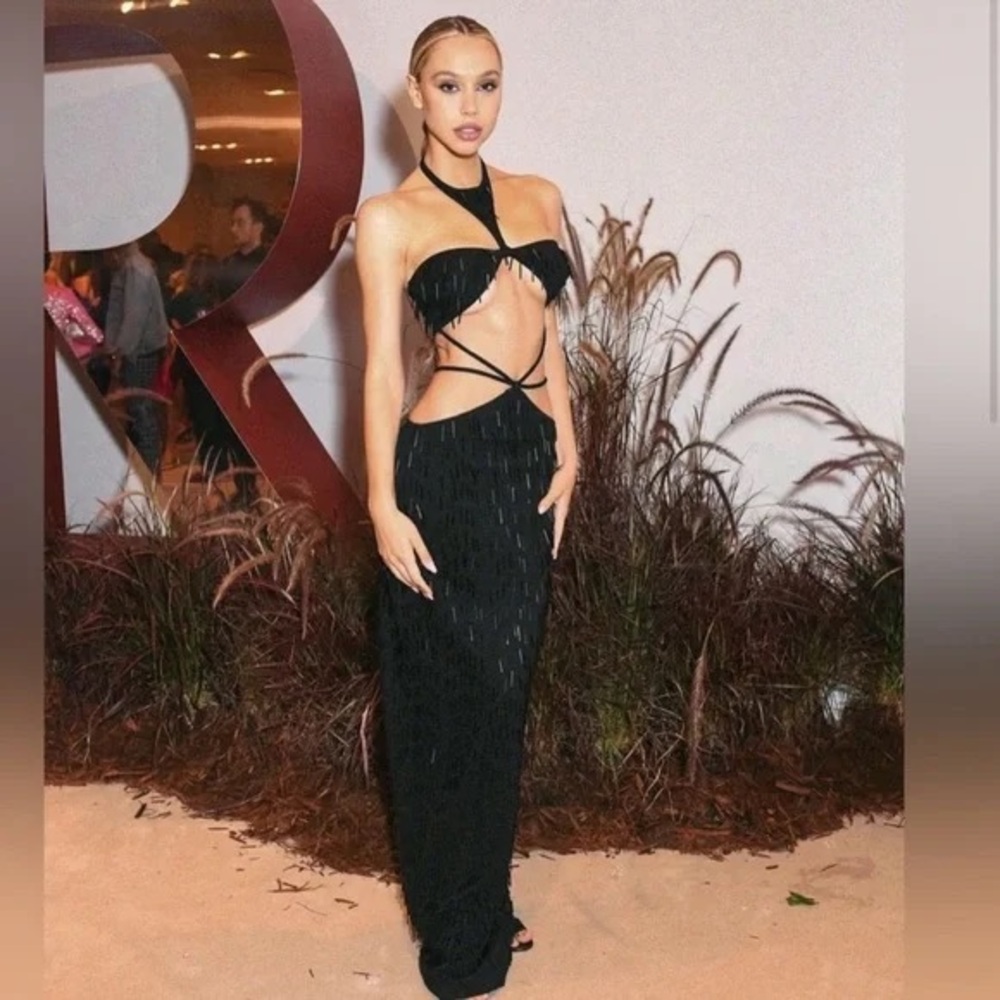 Camila Coelho Niya Gown in Black